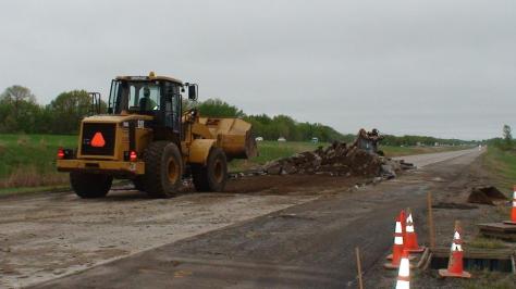 Image from MnROAD's 2013 construction kickoff.