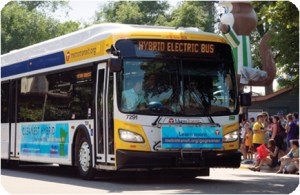 Photo of Metro Transit diesel-electric bus