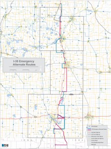 I-35EmergencyAlternateRouteMap