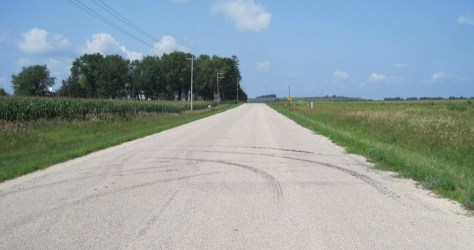 One of the projects being tracked is Wabasha County Road 73, one of only a couple lightly surfaced (Otta seal) roads in the state. 