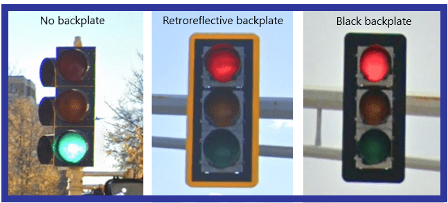 Improving Traffic Signal Visibility
